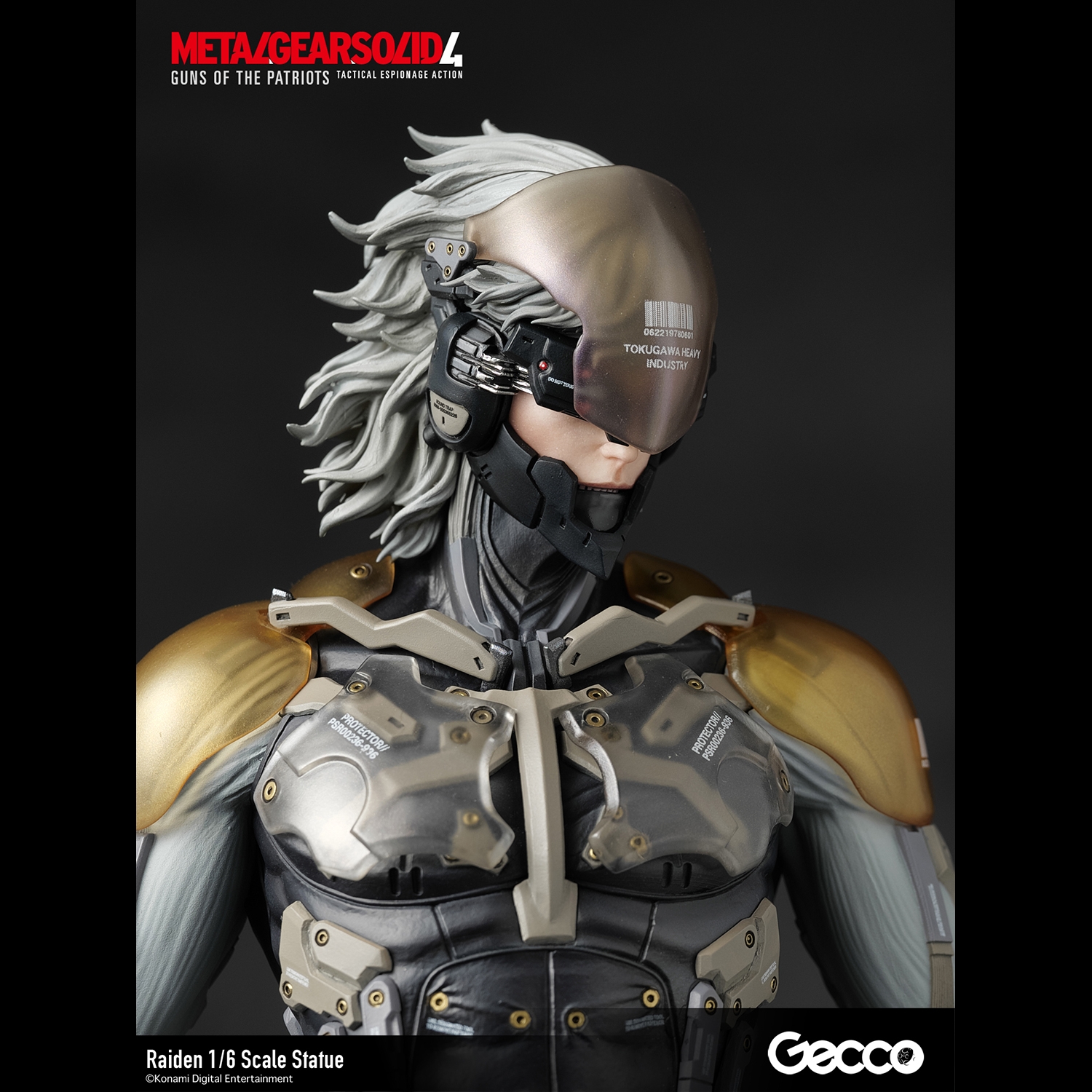 METAL GEAR SOLID 4 GUNS OF THE PATRIOTS, Raiden 1/6 Scale Statue 